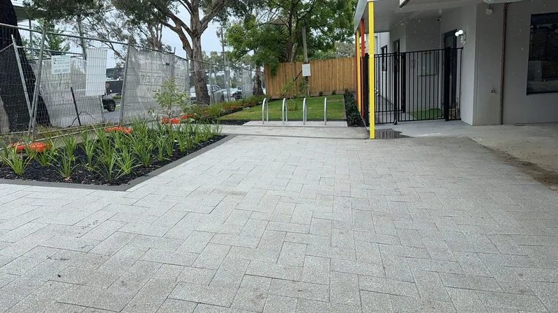 Grey Permeable Paver application